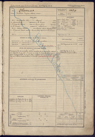 Classe 1925. Matricules n°1091-1480