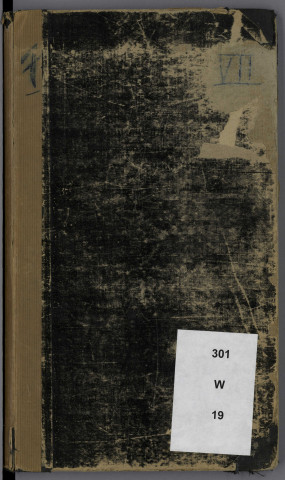Volume VII - Arrondissements de Chinon et de Loches : 1ère de couverture