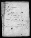 Baptêmes, mariages, sépultures, 1741-1742