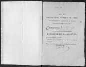 Naissances, mariages, décès, 1802-1837