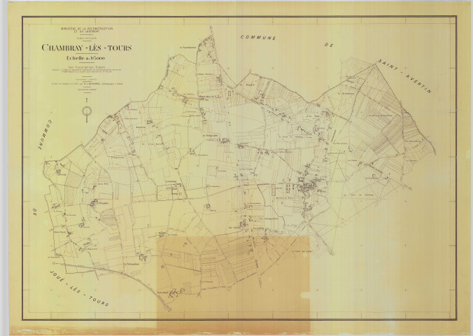 Plan topographique (1957)