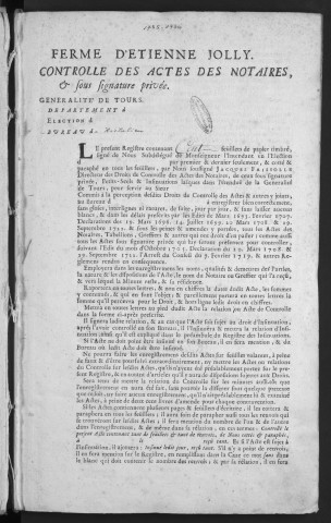 1735 (21 novembre)-1736 (11 mai)
