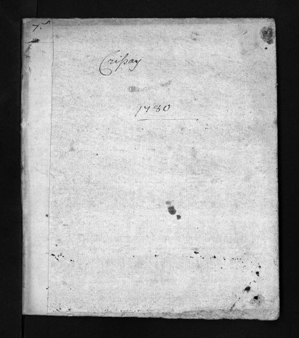 Collection du greffe. Baptêmes, mariages, sépultures, 1780