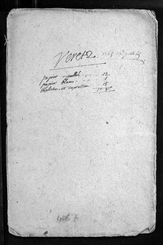 Collection du greffe. Baptêmes, mariages, sépultures, 1765