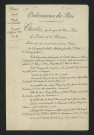 Ordonnance royale valant règlement d'eau (23 juin 1830)