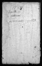 Collection du greffe. Baptêmes, mariages, sépultures, 1788