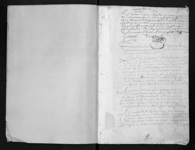 Collection communale. Baptêmes, mariages, sépultures, 1668-1678