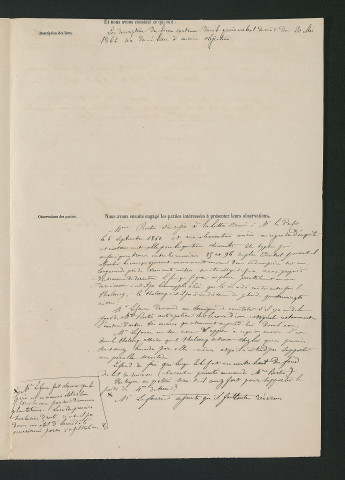 Procès-verbal de visite (27 avril 1863)