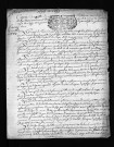 Collection du greffe. Baptêmes, mariages, sépultures, 1698-1699