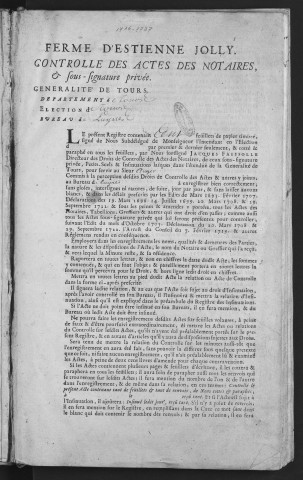 1736 (12 mars)-1737 (4 janvier)