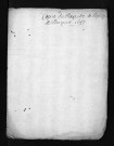Collection du greffe. Baptêmes, mariages, sépultures, 1687