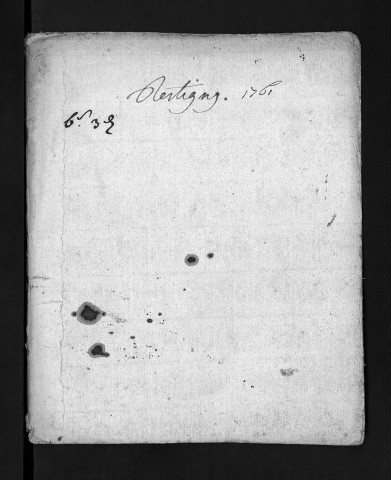 Collection du greffe. Baptêmes, mariages, sépultures, 1761