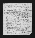 Collection du greffe. Baptêmes, mariages, sépultures, 1697