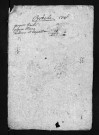 Collection du greffe. Baptêmes, mariages, sépultures, 1756 - pour les années 1744-1755 voir 6NUM7/037/002