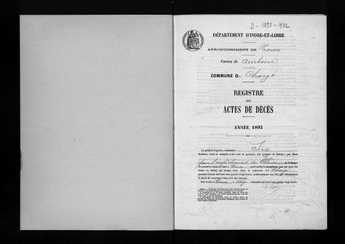 Décès, 1893-1905
