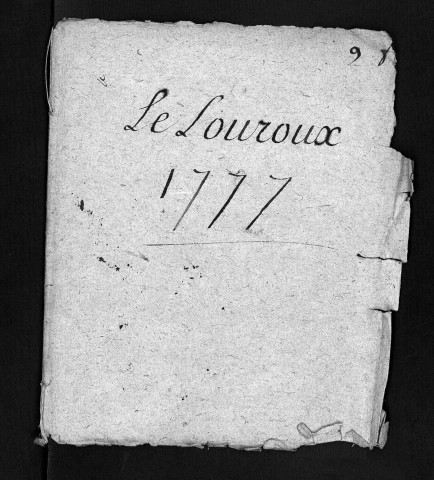 Collection du greffe. Baptêmes, mariages, sépultures, 1777