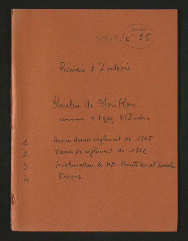 Moulin de Morillon à Azay-sur-Indre (1829-1936) - dossier complet