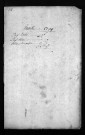 Collection du greffe. Baptêmes, mariages, sépultures,1774