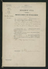 Règlement d'eau du 1er septembre 1860, contrôle des travaux effectués (22 octobre 1861)