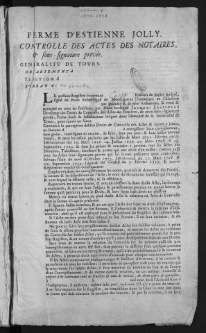 1735 (2 décembre)-1738 (3 mars)