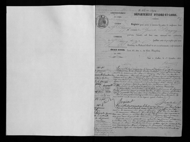 Naissances, 1866-1900