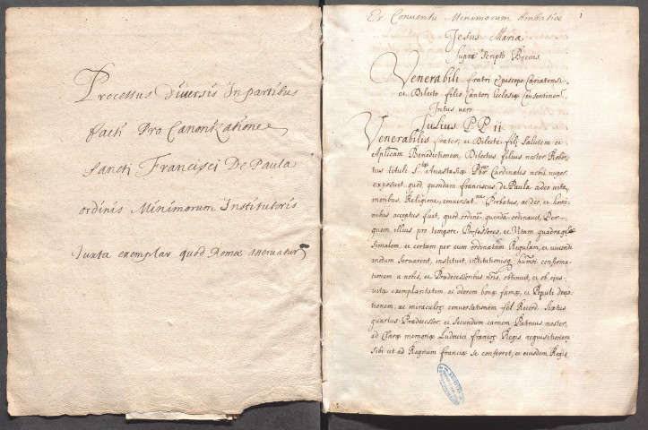 Procès de canonisation de saint François de Paule