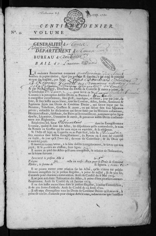 1779 (20 décembre) - 1780 (10 décembre)