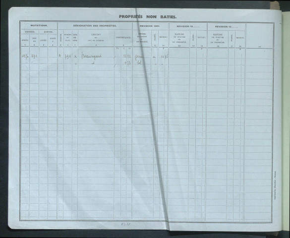 Comptes actifs G - Re.