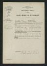 Règlement hydraulique du 1er septembre 1860 et arrêté du 14 novembre 1861, contrôle des travaux effectués après mise en demeure (11 juin 1903)