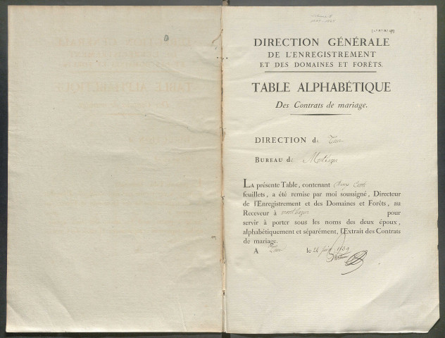 1849-1865 N° d'origine : 5