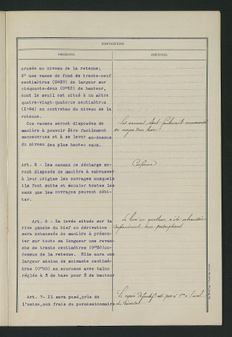 Procès-verbal de récolement (29 novembre 1902)