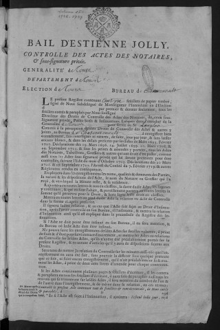 1736 (8 novembre)-1737 (9 novembre)
