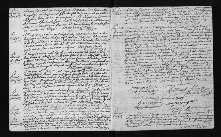 Collection du greffe. Baptêmes, mariages, sépultures, 1778