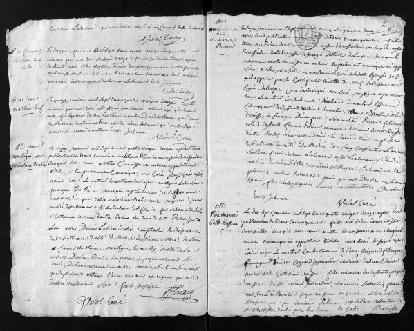 Collection du greffe. Baptêmes, mariages, sépultures, 1792