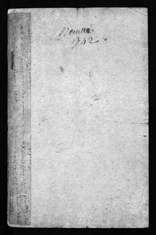 Collection du greffe. Baptêmes, mariages, sépultures, 1742