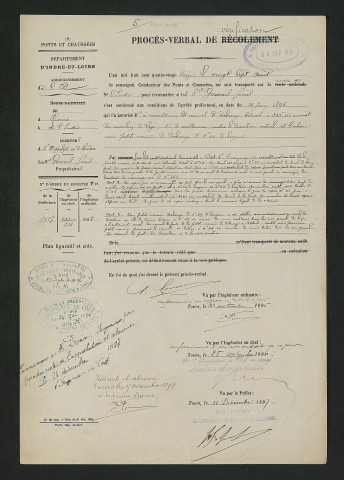 Procès-verbal de vérification (27 août 1896)