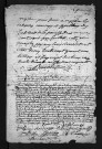Collection du greffe. Baptêmes, mariages, sépultures, 1751-1754