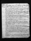 Collection du greffe. Baptêmes, mariages, sépultures, 1698