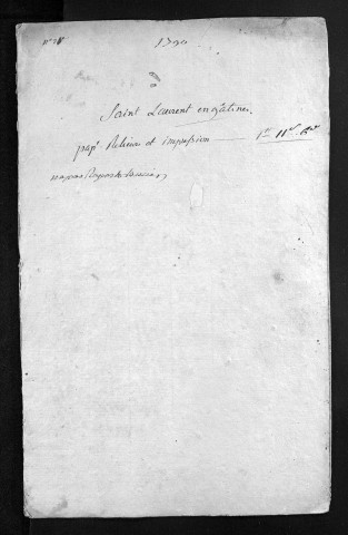 Collection du greffe. Baptêmes, mariages, sépultures, 1790