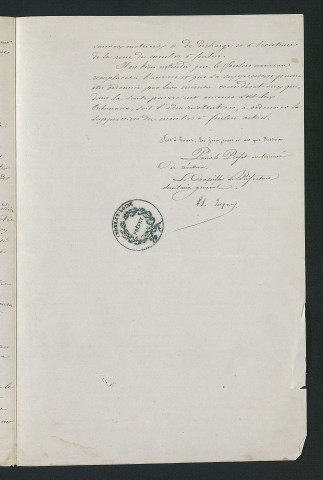 Arrêté (1er juin 1853)