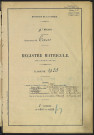 Classe 1925. Matricules n°2001-2152