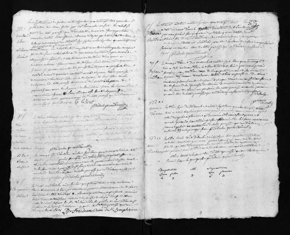 Collection du greffe. Baptêmes, mariages, sépultures, 1783