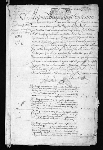 1719 (20 novembre)-1720 (1 juillet)