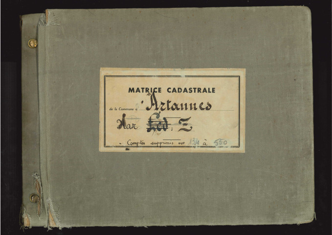 Comptes supprimés 134-450.