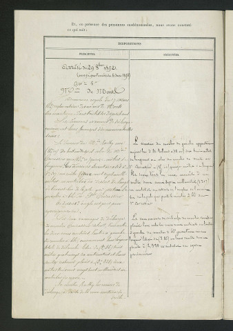 Procès-verbal de récolement (4 mai 1855)