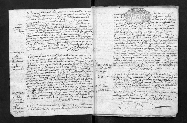 Collection communale. Baptêmes, mariages, sépultures, 1706-1711