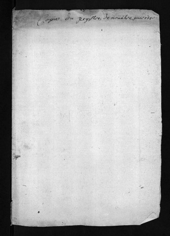 Collection du greffe. Baptêmes, mariages, sépultures, 1740