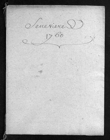 Baptêmes, mariages, sépultures, 1760