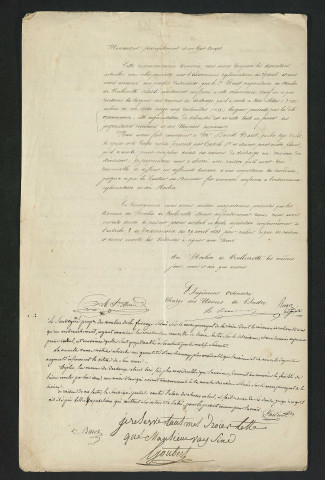 Procès-verbal de vérification (7 juillet 1841)