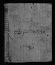 Collection communale. Baptêmes, mariages, sépultures, 1720-1736